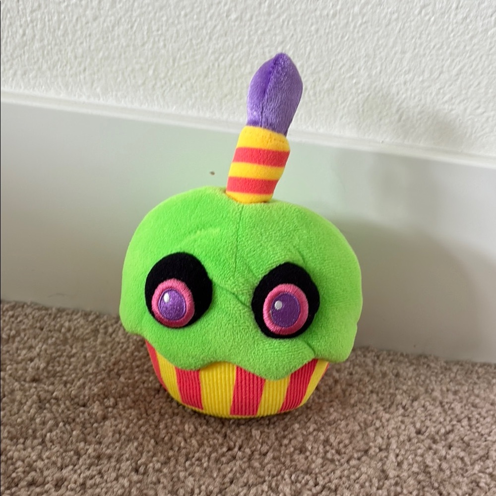 Black light Green Cupcake FNAF Funko Plush